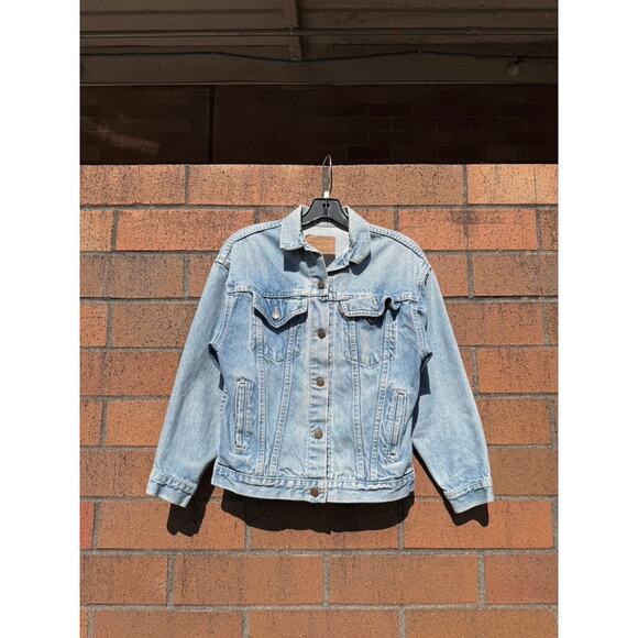Levi's Other - 90s Levi's Vintage Type 3 Custom Hippie Hand Drawn Art Stonewash Denim Jacket